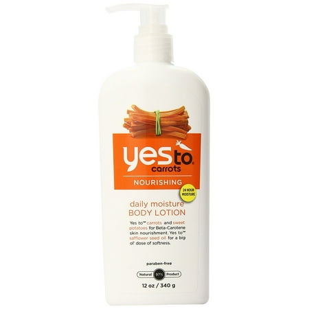 Yes To Carrots Moisturizing Body Lotion, 12 Fl Oz + Facial Hair Remover