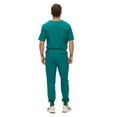 thumbnail image 6 of M&M SCRUBS Men's Jogger Scrub Set – Luxe Stretch Medical Uniform, V-Neck Scrubs Top & Jogger Pants (True Hunter Green, Small), 6 of 7