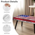 thumbnail image 6 of Whosucclay American Flag Print Dining Room Bench Covers Non-Slip Bench Chair Slipcovers 4th of July Dust Proof Bench Seat Cushion Slipcovers Removable Bench Protectors for Wedding, Hotel, Party, 6 of 7