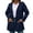 Navy, variant on Women's Lightweight Anorak Jacket for Hiking Outdoor Activities Windproof Mid Length Hooded Coat
