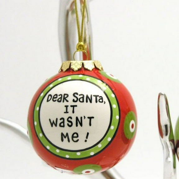 Wrapables® Dear Santa, It Wasn't Me! Christmas Ornament