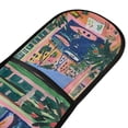 thumbnail image 4 of Yayeee Double Oven Mitt Kitchen Heat Resistant Baking 35" x7" Quilted Glove, Green Window, 4 of 6