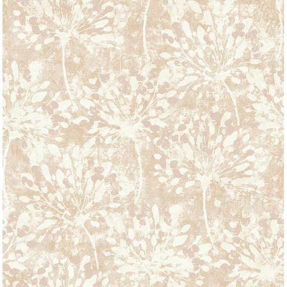 Advantage Dori Blush Painterly Floral Wallpaper