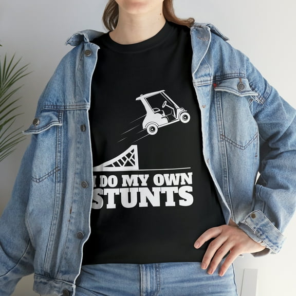 Golf Cart Accident I Do My Own Stunts Fun Present Tshirt