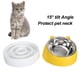 thumbnail image 4 of Cuenco Elevado Para Gatos, Inclinado 15, De Plástico Antideslizante, Comedero Más Lento, Cuencos Dobles Para Gatos Y Cachorros, Diseño De Máxima Comodidad, Fácil De Limpiar,, 4 of 7