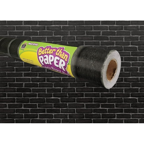 Better Than Paper Bulletin Board Roll - Black Brick [TCR77466]