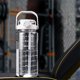 thumbnail image 3 of Botella de Agua Deportiva de Gran Capacidad con Pajita | Hervidor de plástico con aislamiento | Tapa de un clic a prueba de fugas | 1500ml | Resistente al frío y al calor | Hidratación al aire libre, 3 of 5