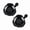 Black, variant on Loud Safety Bike Bell by DUNCHATY, High-Volume Ringing Horn for Bicycle, Heavy-Duty Aluminum Build, Easy Install Universal Handlebar Fit, Black