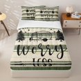 thumbnail image 2 of Erosebridal Camping Camper Zipper Full Size Comforter Sets with Fitted Sheet and 2 Pillowcases, RV Accessories Travel Trailor Zipper Bedding Set, 2 of 7