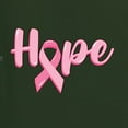 thumbnail image 5 of Wild Bobby, Hope Pink Ribbon Support Brave Fight, Breast Cancer Awareness, Men Graphic Tee, Forest Green, Large, 5 of 5