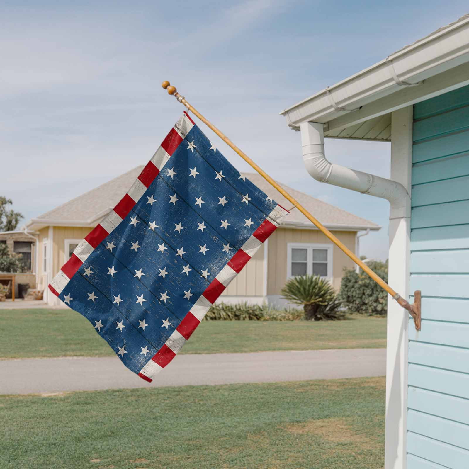 4th of July Flags for Outside 3x5 ft USA Flag Outdoor Flags Double Sided Grommets House Banner Patriotic Stars Buffalo Patio Yard Flag for Outdoor Party Porch Garden Independence Day Decor