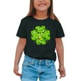 thumbnail image 4 of WEAIXIMIUNG T-Shirts pour Filles Garçons Filles Manches Courtes Col Rond T-Shirts Imprimés Hauts pour Enfants, 4 of 5