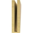 thumbnail image 4 of 3"W x 12"D x 12"H Thin Concord Rough Cedar Woodgrain TimberThane Corbel, Primed Tan, 4 of 6