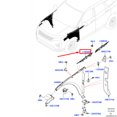 thumbnail image 4 of Car Front Mudapron Wing Finisher Molding Trim Left Side For Land-Rover For Range-Rover Evoque 2019-2023, 4 of 7