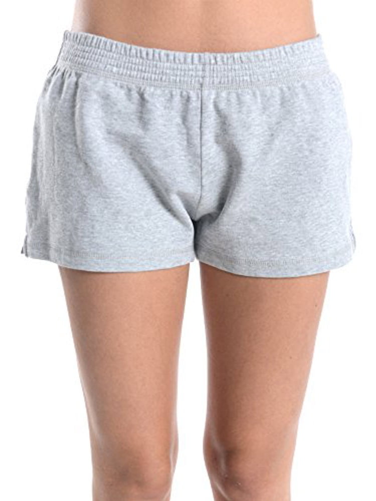 long grey sweat shorts womens