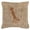 Brown, variant on Squid Burlap and Brown Indoor & Outdoor Decorative Fabric Pillow - 18 x 18 in.