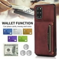 thumbnail image 5 of Galaxy S20 Ultra Back Wallet Case, Allytech Case for Samsung Galaxy S20 Ultra 5G 6.9", Book Flip PU Leather Purse Case with Credit Card Slots Stand Protective Case for Samsung S20 Ultra 2020, Winered, 5 of 6
