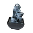 thumbnail image 4 of Fuente de agua en miniatura de escritorio para interiores, cascada USB, adorno de agua que fluye, sala de té, sala de estar, hogar con decoración de Estilo A, 4 of 8