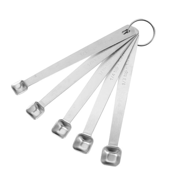 Minkissy 1 Set of Measuring Spoons Metal for Practical and Decorative Kitchen Use