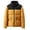 Orange, variant on Mens Puffer Jacket Zip up Insulated Jacket Warm Winter Coat Plus Size Down Coats Thick Quilted Padded Jackets (Green,XL)