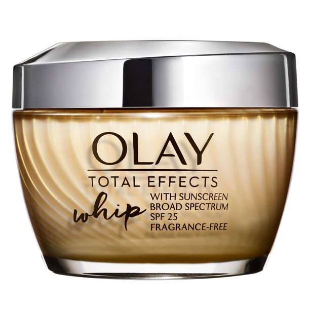 Olay Total Effects Whip Moisturizer, FragranceFree, SPF 25, 1.7 oz