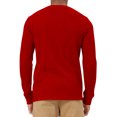 thumbnail image 3 of Ma Croix Mens Heavyweight Thermal Shirt Soft Cotton Active Big and Tall Stretchy Waffle Tee, 3 of 4