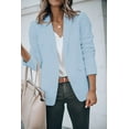 thumbnail image 3 of Blazers Jackets for Women Plus Size Business Casual Long Blazer Work Office Open Front Long Sleeve Cardigan Coats Tops, 3 of 10