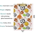 thumbnail image 4 of FMSHPON Sport Balls Clipboard Hardboard Wood Nursing Clip Board and Pull for Standard A4 Letter 13x9 inches, 4 of 6