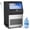 silver, variant on Ecotronic Ice Maker 110 lbs/24H, Freestanding/Built-in Ice Machine with 3 Ice Sizes, Dual Water Supply (Tap & Bottle), Self-Cleaning, for Home, Office, Bar