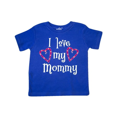 

Inktastic I Love my Mommy- hearts Gift Toddler Boy or Toddler Girl T-Shirt