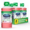 Pedialyte AdvancedCare Electrolyte Solution, Strawberry Lemonade, 1 Liter, Pack of 4