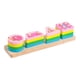 thumbnail image 2 of Apilador infantil,Bebé Niños Niño Apilador Juguete Geométrico,Animal Forma Geométrica Coincidencia De Formas,Juguete cognitivo apilable de madera multicolor de fácil agarre,Bloques de, 2 of 6