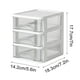 thumbnail image 3 of Organizador de Escritorio de Plástico Transparente con Cajones de Varios Niveles: Opciones de 2, 3, 4 o 5 Niveles para Artículos de Papelería, Cosméticos y Material de Oficina., 3 of 3