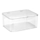 thumbnail image 1 of Caja de almacenamiento de escritorio Sincero plástico transparente GRAN capacidad con tapa a prueba de polvo, 1 of 10