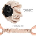 thumbnail image 4 of TOYOUTHS Compatible with Samsung Galaxy Watch 7 6 5 4 FE 40mm 44mm/Watch 6 Classic/Watch 5 Pro/Watch 4 Classic/Active 2/Watch 3 Women,20mm Scrunchie Women Elastic Fabric Replacement Wristband, 4 of 5