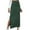 Green, variant on jovati Womens Versatile Half Skirt Solid Color Elastic Wrapped Hip Skirt Split Skirt