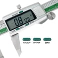 thumbnail image 6 of Digital Vernier Caliper-Stainless Steel Caliper with LCD Screen,0–150 mm,6-Inch Measuring Tool for Machinists, Woodworking, 6 of 8