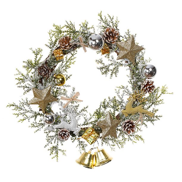 Christmas Props Decoration Garland Christmas Bell Door Hanging Garland