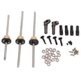 thumbnail image 1 of Kit de diferencial de eje Meral, kit de diferencial de eje trasero medio delantero RC para kit de diferencial de eje RC de aluminio WPL Diseño de clase mundial, 1 of 8