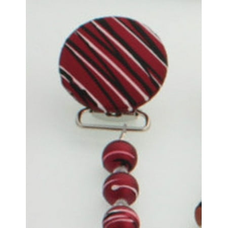 Satin Look Pacifier Clip