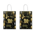 thumbnail image 3 of 20Pcs 100th Birthday Theme Party Bags, Party Favor Bags,Birthday Party Decorations, With Handles Favor Bags Candy Gift Bags for Adults Birthday Party, 3 of 7