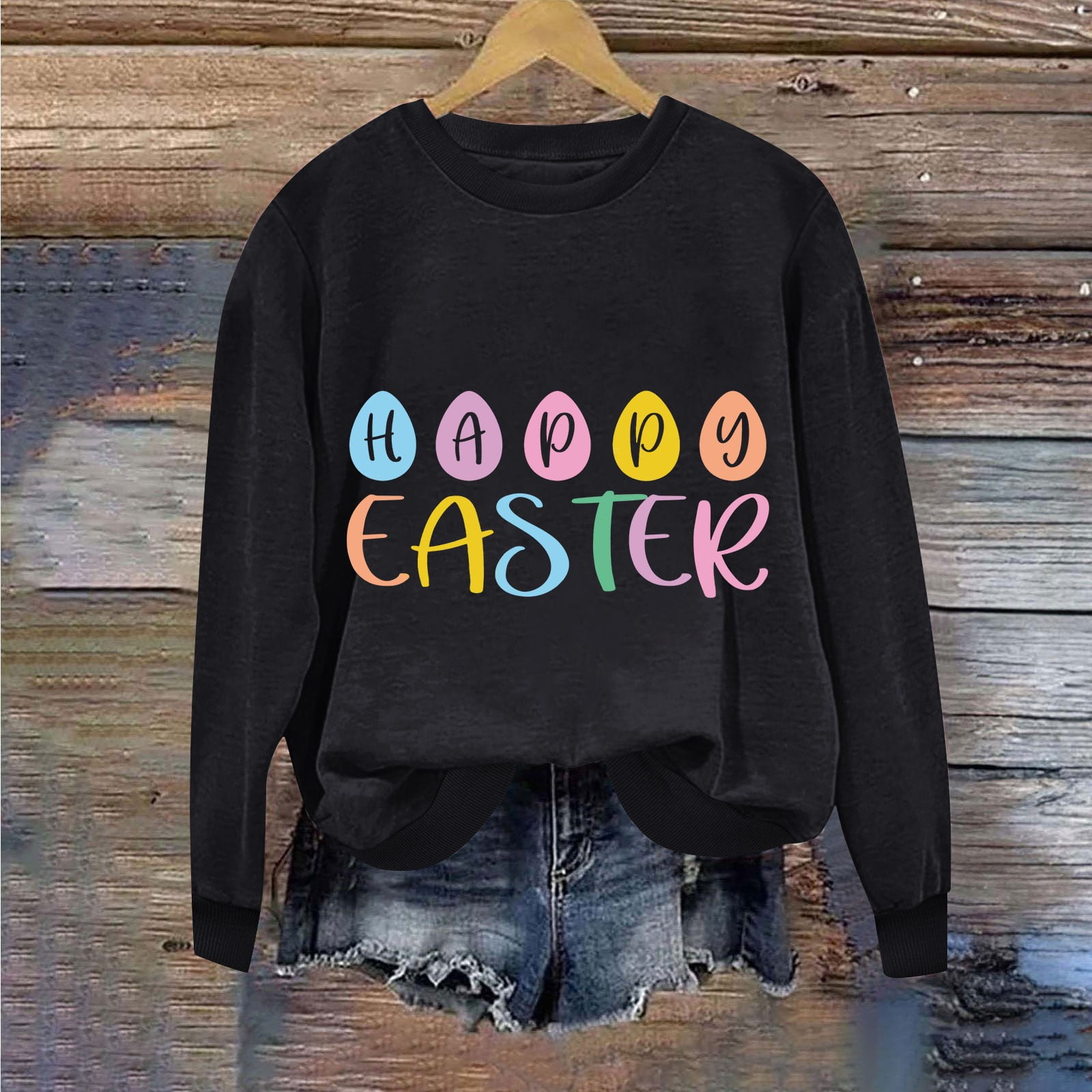 Dreamlascar Sweat-shirt Décontracté à Col Rond Pour Femme