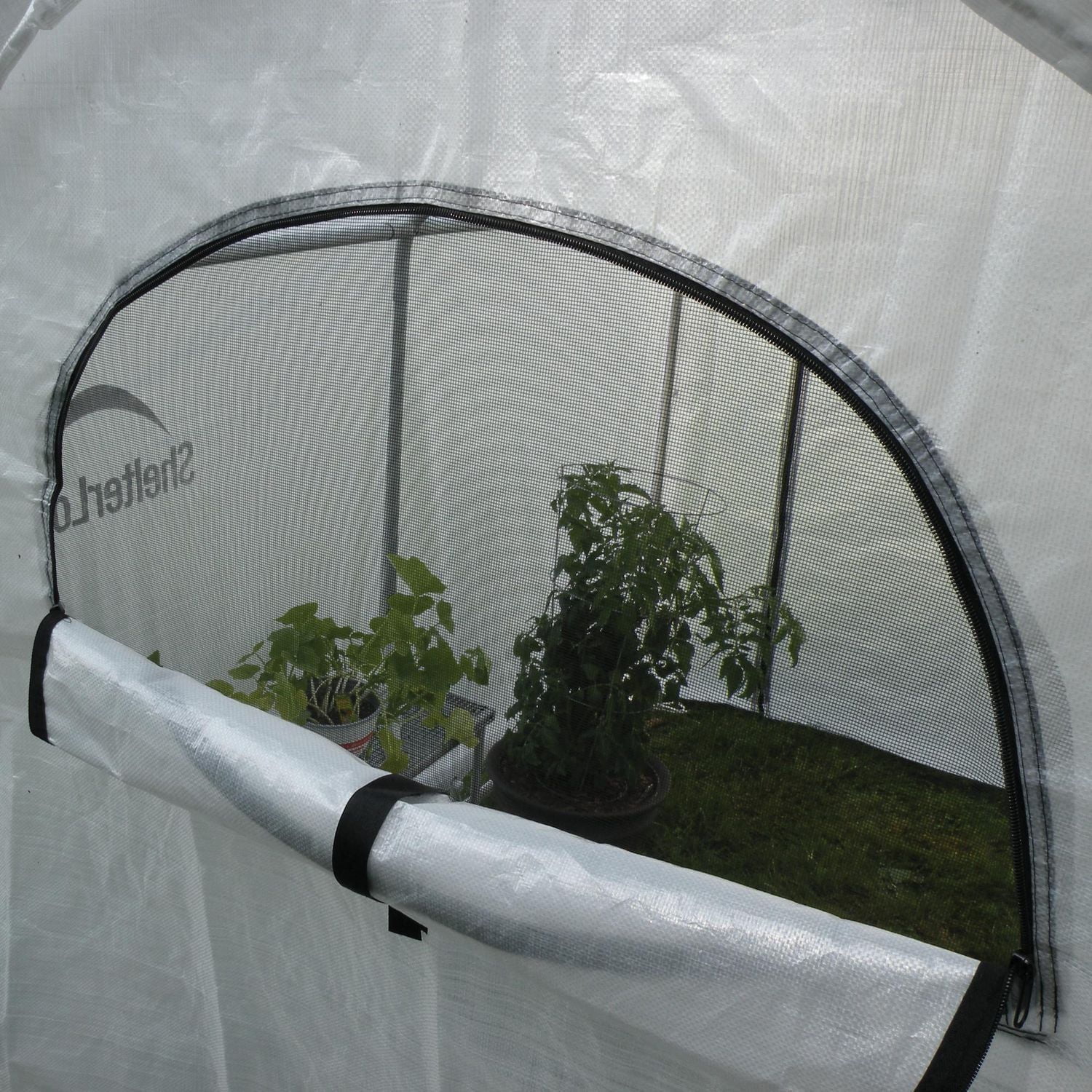 ShelterLogic Grow IT 6 x 8 x 6 ft Translucent Backyard Greenhouse