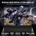 thumbnail image 4 of HP Omen RTX 5070 Gaming Laptop, 16" WQXGA 240Hz, AMD Ryzen 9 8940HX, 16GB DDR5, 512GB SSD, Windows 11 Home, 4 of 8