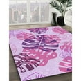 thumbnail image 2 of Ahgly Company Indoor Round Patterned Blossom Pink Area Rugs, 4' Round, 2 of 6