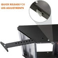 thumbnail image 4 of MOR ryde Entry Step STP-208 Gen 2; 3 Manual Folding Steps; Threshold Height Of 30 Inch To 33-1/2 Inch; With 8 Inch Rise; 500 Pound Capacity; Quick Release Hinge; Wide Top Step, 4 of 6