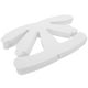 thumbnail image 2 of 50 insertos moldeadores de gorras de béisbol, de cartón blanco, para sujetar la corona de gorras deportivas de adultos, reutilizables., 2 of 8