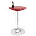 thumbnail image 2 of Alpha Contemporary Adjustable Bar Table - Cabernet Red, 2 of 2