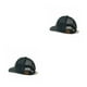 thumbnail image 2 of Sonducket Gorra de béisbol de algodón para mujer, cúpula a prueba de sol, brillante, a prueba de viento, térmica, malla de lentejuelas, Cian oscuro 2piezas, 2 of 6