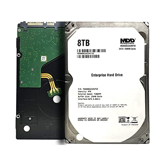 MaxDigitalData 8TB 7200 RPM 256MB Cache SATA 6.0Gb/s 3.5inch Internal Enterprise Hard Drive (MD8000GSA25672E) - 3 Years Warranty